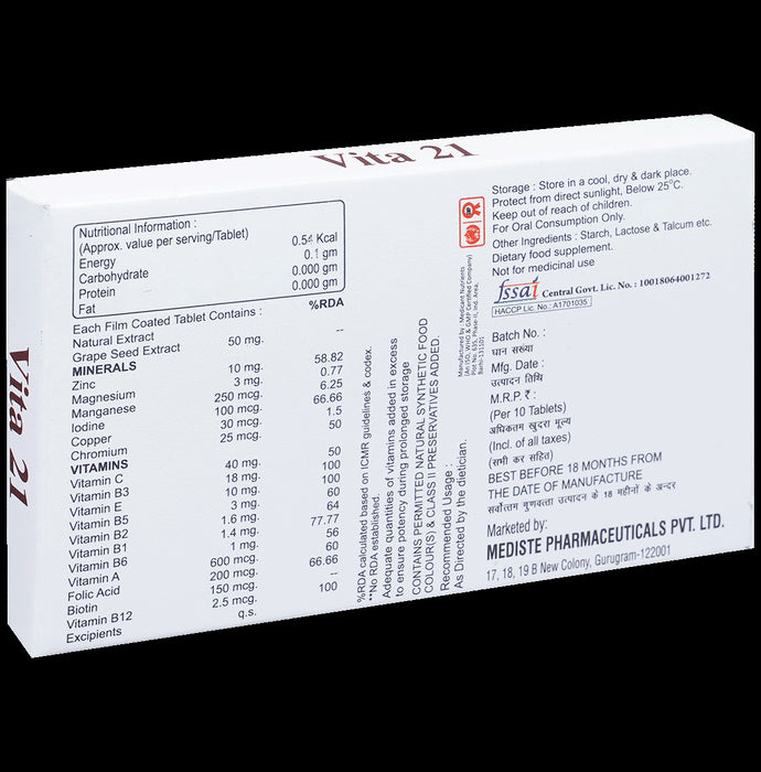 Vita 21 Tablet