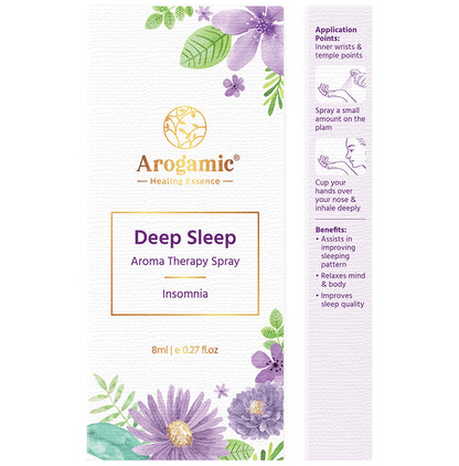 Arogamic Deep Sleep Aroma Therapy Spray (8ml Each)