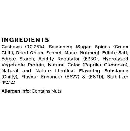 Auric Oven Roasted Cashew (50gm Each) Sweet Thai Chilli