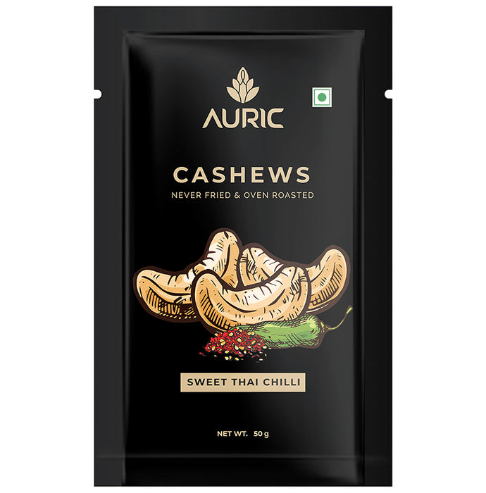 Auric Oven Roasted Cashew (50gm Each) Sweet Thai Chilli