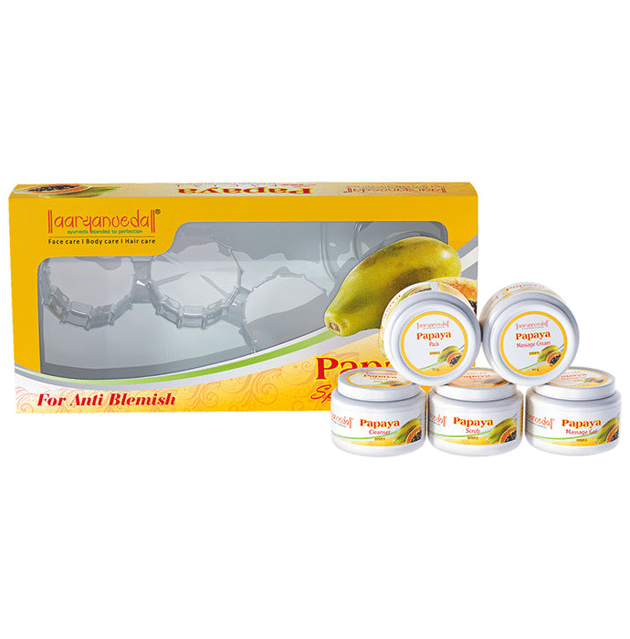 Aryanveda Papaya Spa Facial Kit - Classic Derma