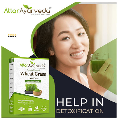 Attar Ayurveda Pure and Natural Wheat Grass Powder