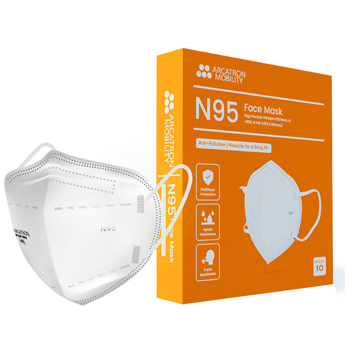 Arcatron Mobility N95 Face Mask (10 Each) Universal - Classic Derma