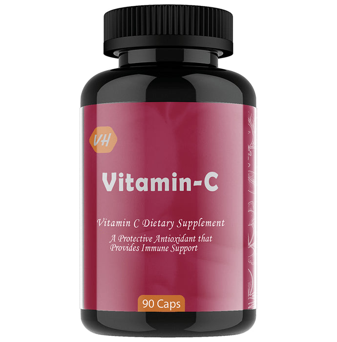 Vitaminhaat Vitamin-C (Ascorbic Acid) Capsule - Classic Derma