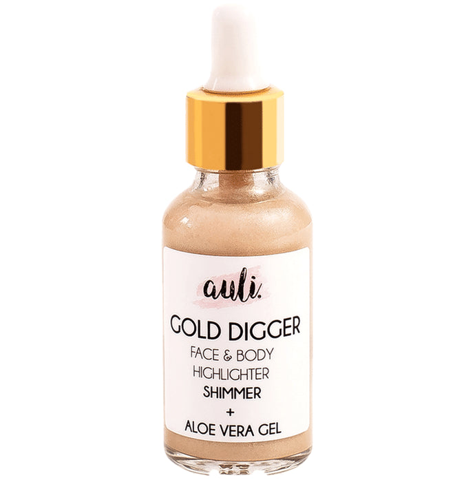 Auli Gold Digger Face & Body Highlighter Shimmer+Aloe Vera Gel - Classic Derma