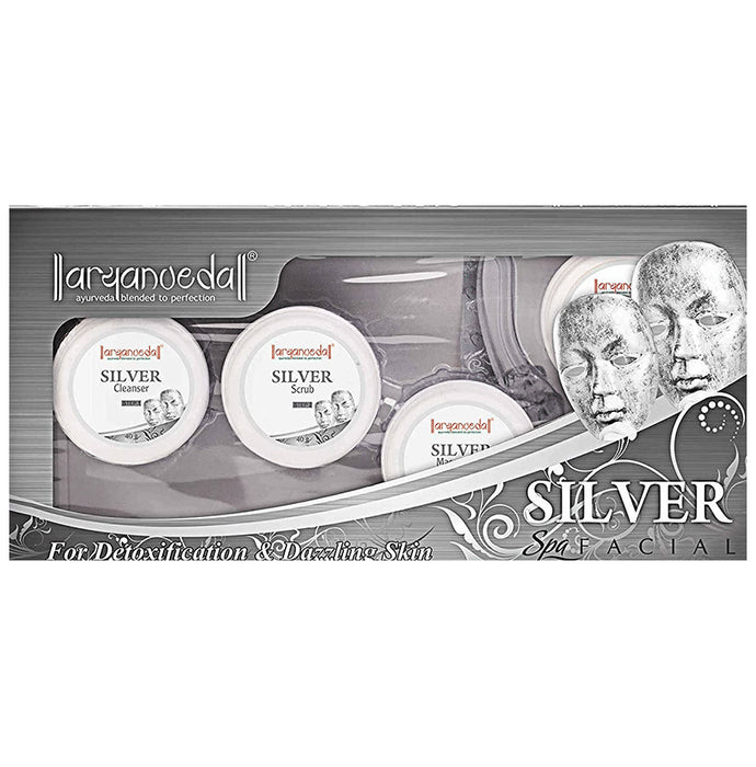Aryanveda Silver Spa Facial Kit - Classic Derma