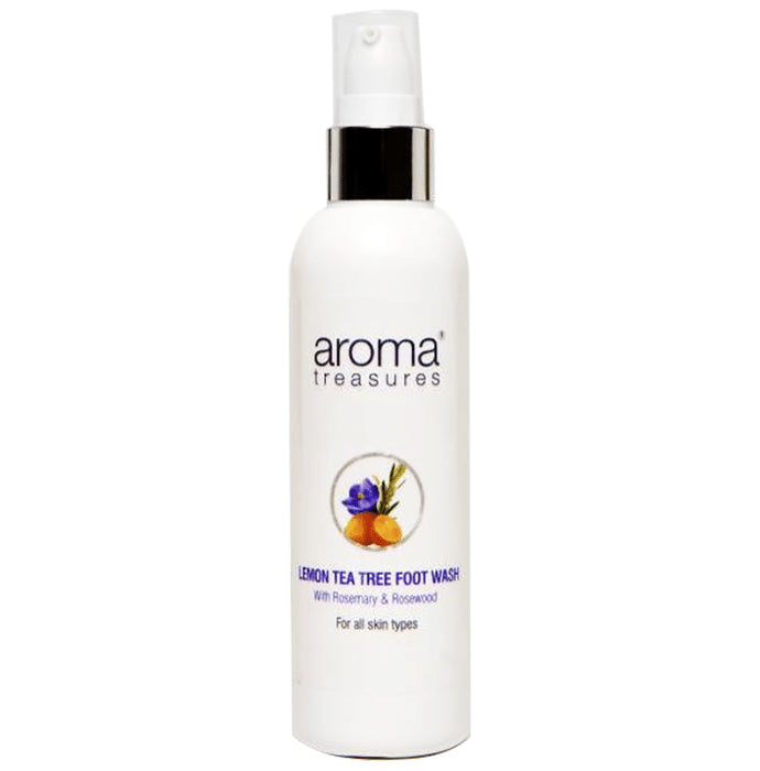 Aroma Treasures Lemon Tea Tree Foot Wash with Rosemary and Rosewood - Classic Derma