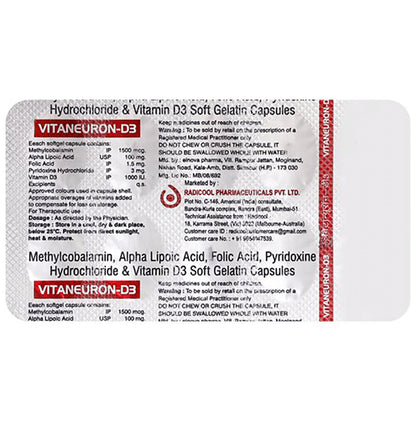 Vitaneuron-D3 Soft Gelatin Capsule