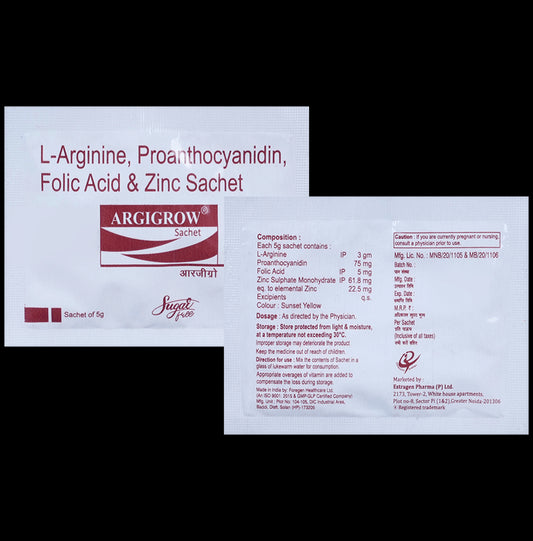 Argigrow Sachet Orange Sugar Free - Classic Derma