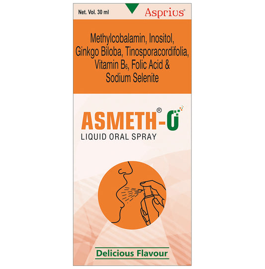 Asprius Asmeth-O Liquid Oral Spray - Classic Derma