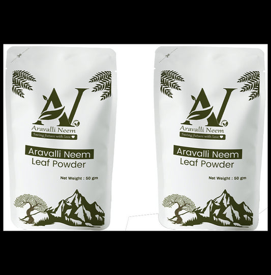 Aravalli Neem Leaf Powder (50gm Each) - Classic Derma