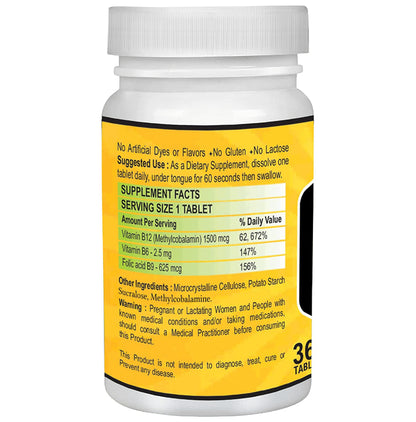 Vitaruhe Vitamin B12 High Dose Sublingual tablet