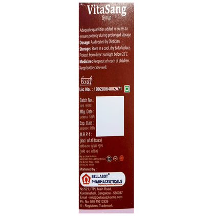 Vitasang Syrup