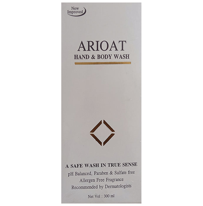 Arioat Hand & Body Wash with pH Balance for Safe Wash | Paraben & Sulphate-Free - Classic Derma