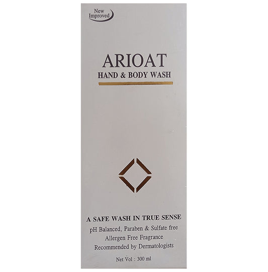 Arioat Hand & Body Wash with pH Balance for Safe Wash | Paraben & Sulphate-Free - Classic Derma