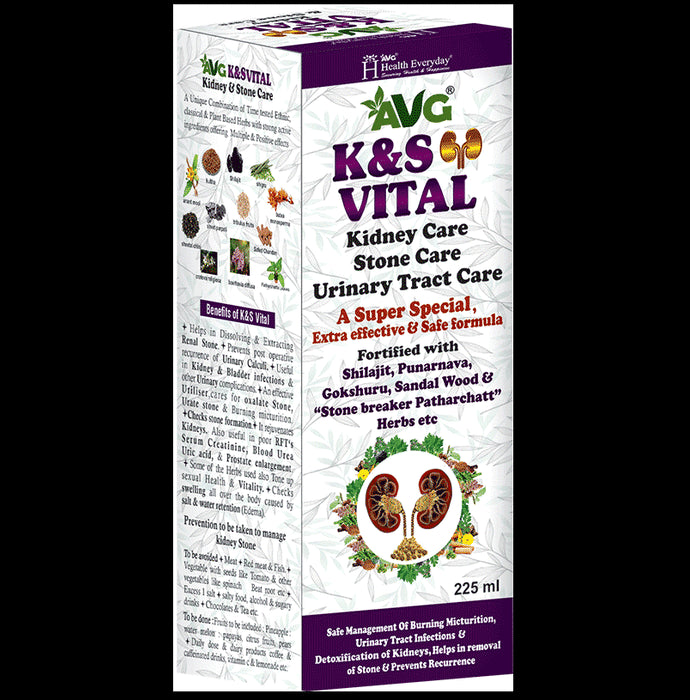 AVG K&S Vital Kidney & Stone Care Syrup - Classic Derma