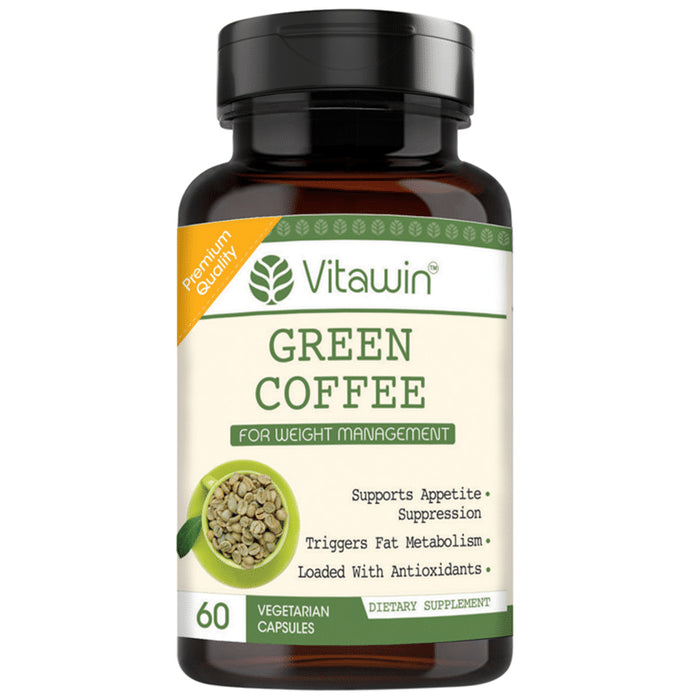 Vitawin Green Coffee 500mg Vegetarian Capsule - Classic Derma