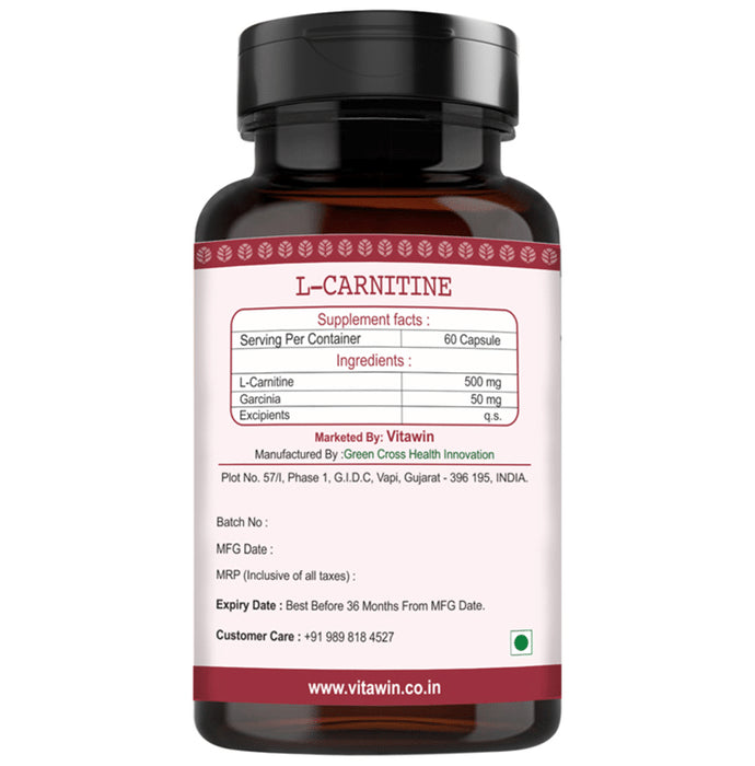 Vitawin L-Carnitine Vegetarian Capsule