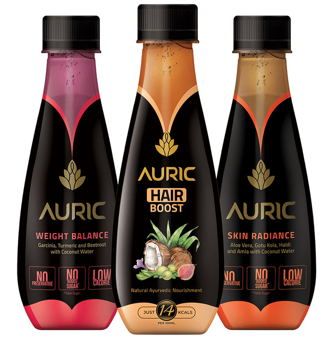 Auric Skin Radiance, Hair Boost & Weight Balance Beauty Kit - Classic Derma