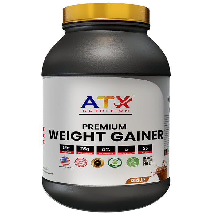 Atx Nutrition Premium Weight Gainer Powder Chocolate - Classic Derma