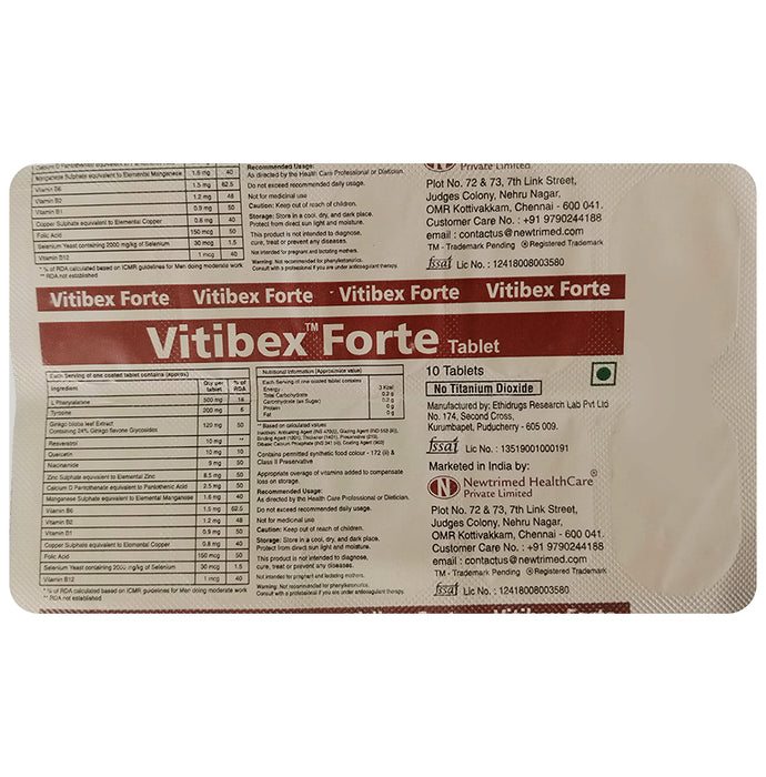 Vitibex Forte Tablet - Classic Derma