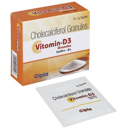 Vitomin-D3 1gm Granules For Bone Health - Classic Derma