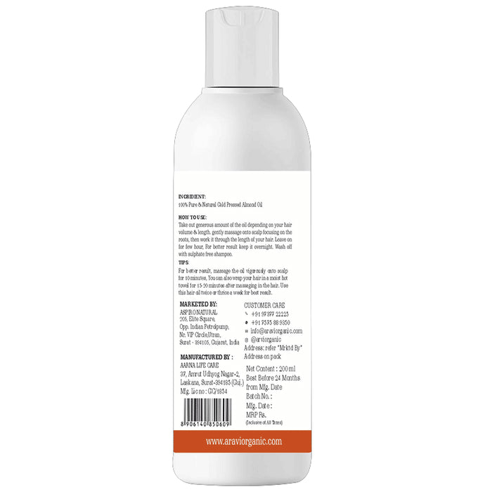 Aravi Organic Almond Oil