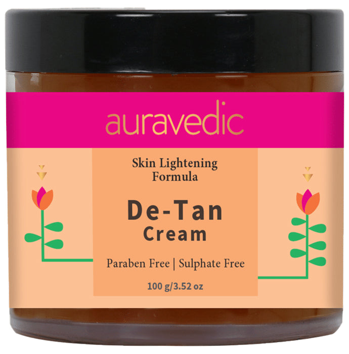 Auravedic Skin Lightening Formula De-Tan Cream - Classic Derma