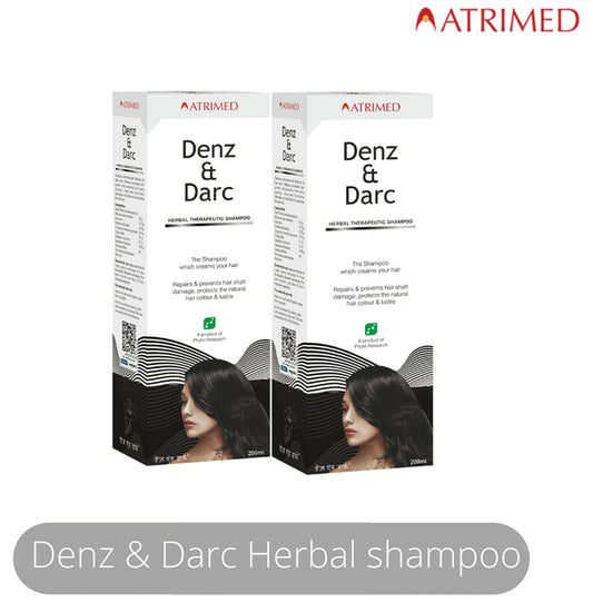 Atrimed Denz & Darc Shampoo (200ml Each) - Classic Derma