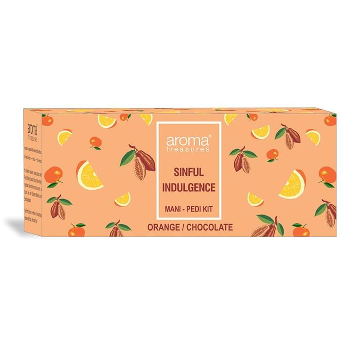 Aroma Treasures Mani-Pedi Kit Sinful Indulgence Orange Chocolate - Classic Derma
