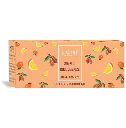 Aroma Treasures Mani-Pedi Kit Sinful Indulgence Orange Chocolate - Classic Derma