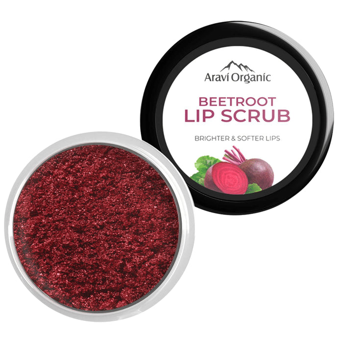 Aravi Organic Beetroot Lip Scrub - Classic Derma
