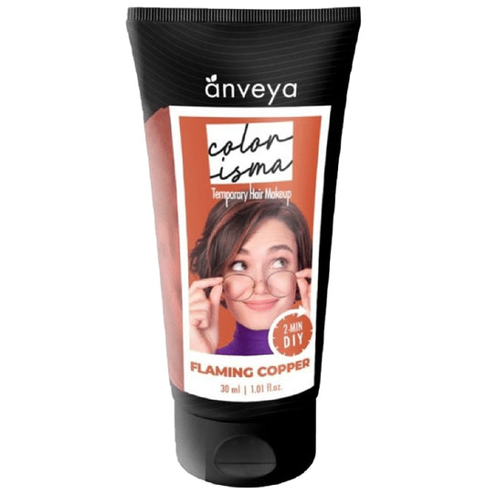 Anveya Colorisma 1 Day Temporary Hair Color (30ml Each) Flaming Copper - Classic Derma