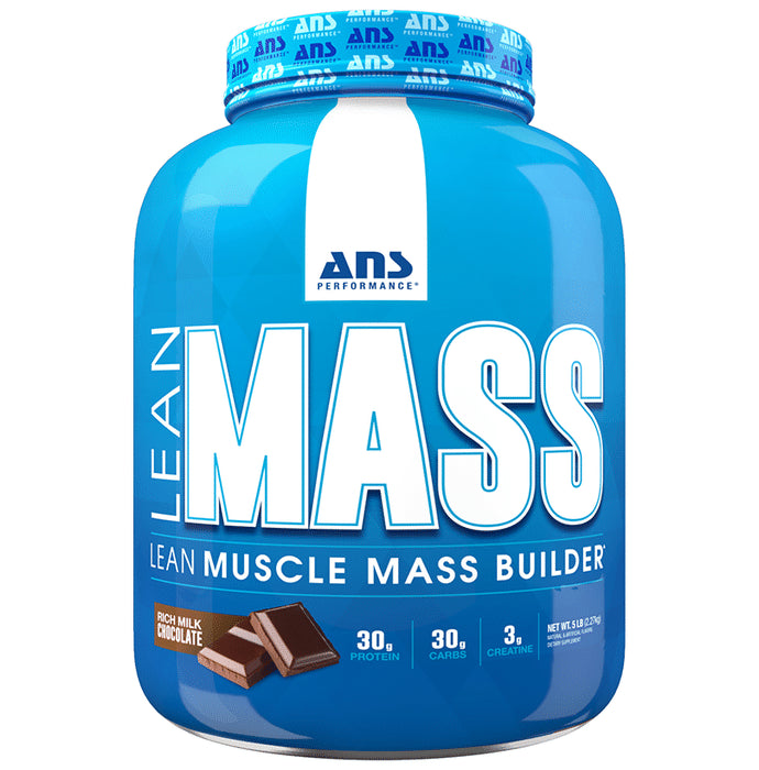ANS Performance Rich Milk Chocolate Lean Muscle Mass Builder - Classic Derma
