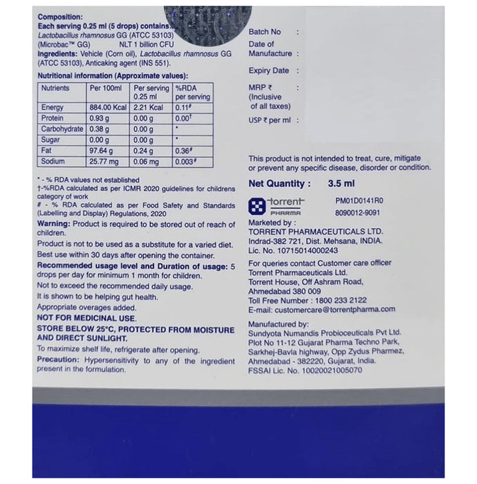 Vizylac | Probiotic Supplement For Children | Helps Restore Gut Microflora