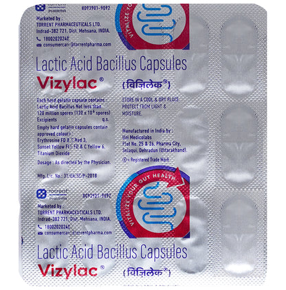 Vizylac Capsule | For Stomach Care | Restores Intestinal Flora & Intestinal Immunity