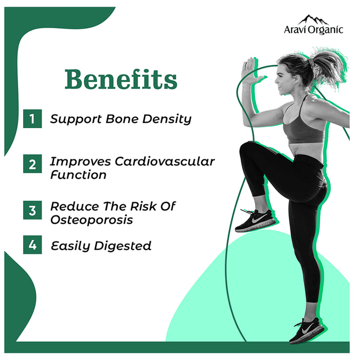 Aravi Organic Calcium + Magnesium + Zinc with D3 & B12 Tablet