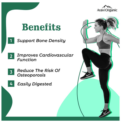 Aravi Organic Calcium + Magnesium + Zinc with D3 & B12 Tablet