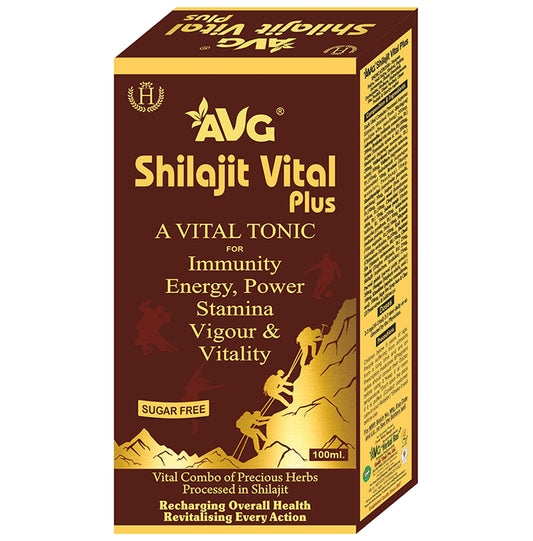 AVG Shilajit Vital Plus Tonic Sugar Free - Classic Derma