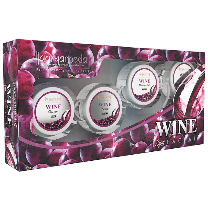 Aryanveda Wine Spa Facial Kit - Classic Derma