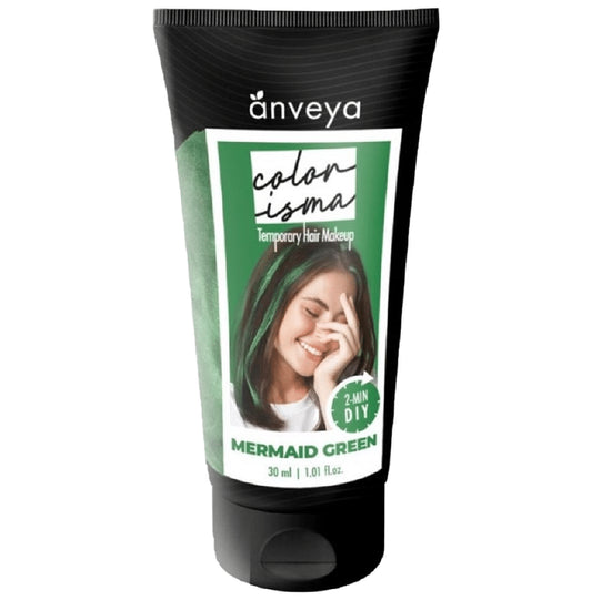 Anveya Colorisma 1 Day Temporary Hair Color (30ml Each) Mermaid Green - Classic Derma