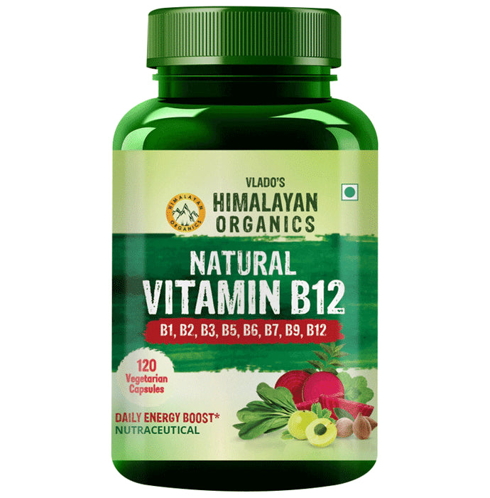 Vlado's Himalayan Organics Plant Based Vitamin B12 Natural Vegetarian Capsule - Classic Derma