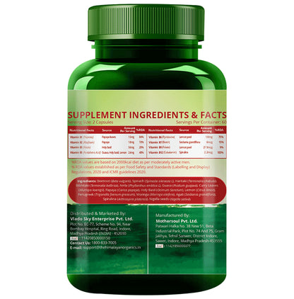 Vlado's Himalayan Organics Plant Based Vitamin B12 Natural Vegetarian Capsule