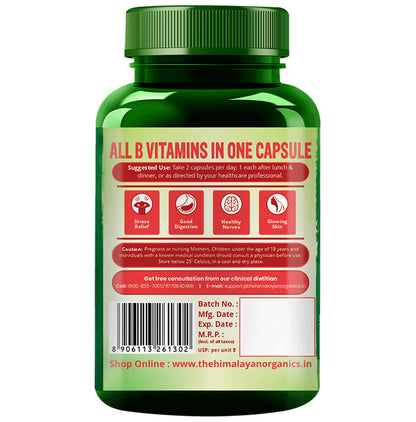 Vlado's Himalayan Organics Plant Based Vitamin B12 Natural Vegetarian Capsule