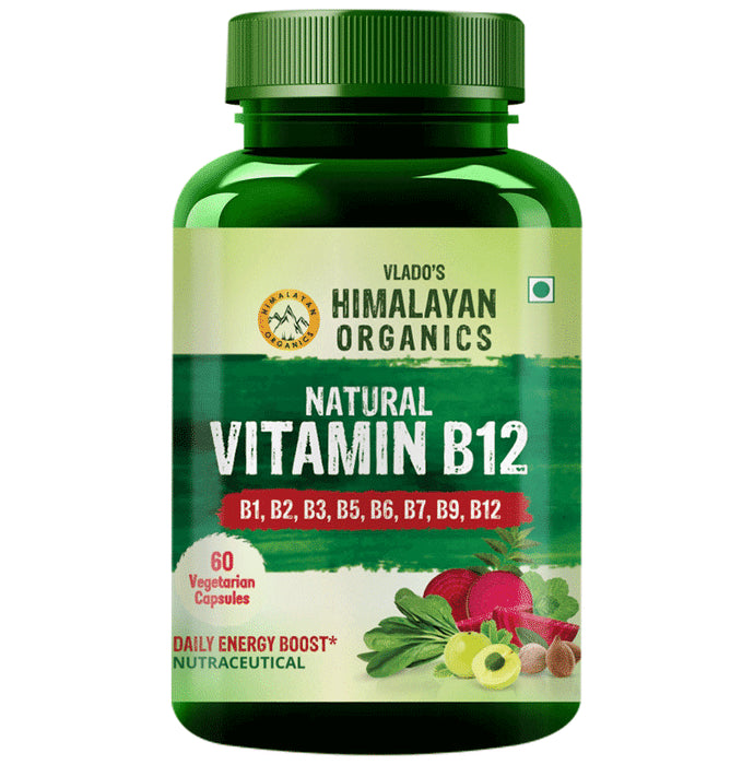 Vlado's Himalayan Organics Plant Based Vitamin B12 Natural Vegetarian Capsule - Classic Derma