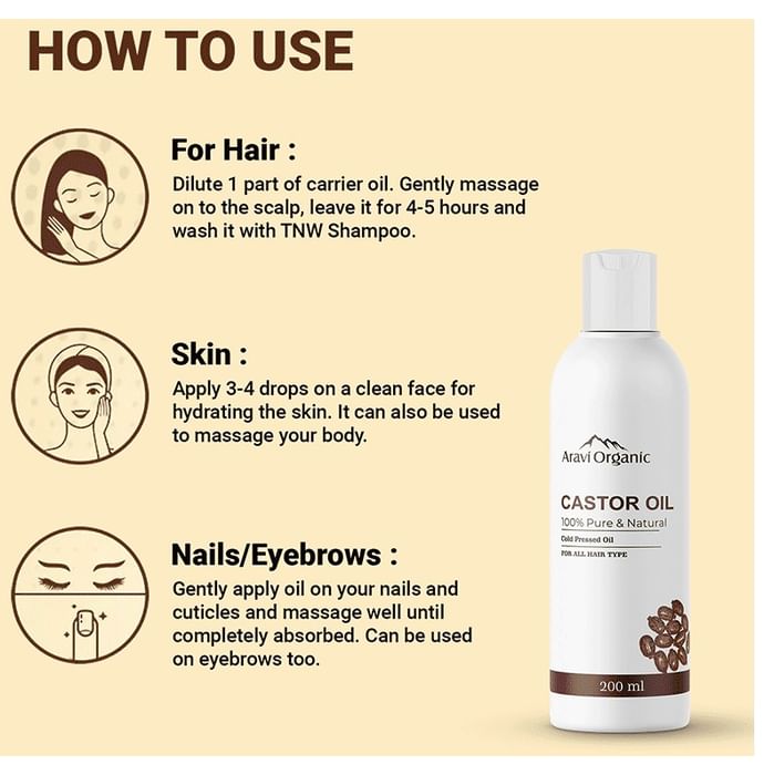 Aravi Organic Castor Oil