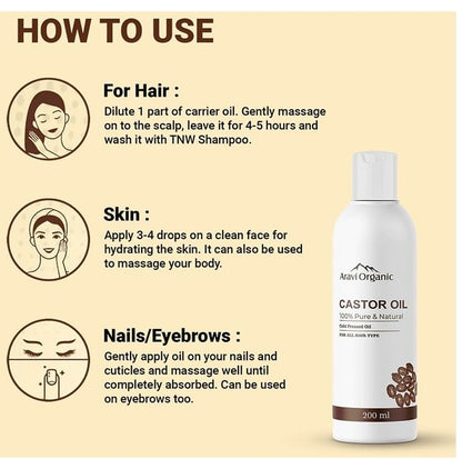 Aravi Organic Castor Oil