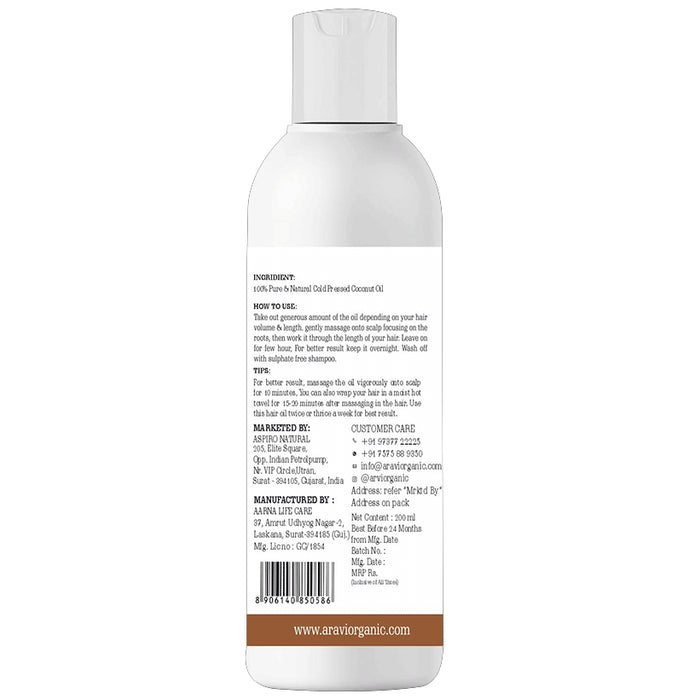 Aravi Organic Coconut Oil