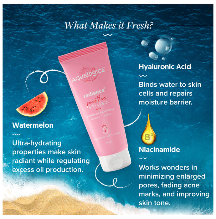 Aqualogica Radiance+ Smoothie Face Wash