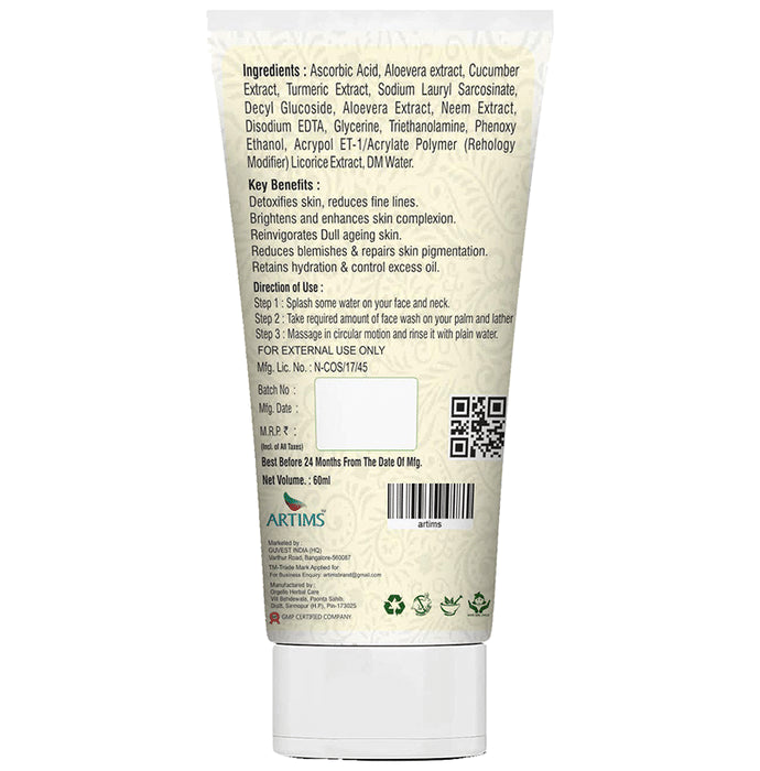 Artims Vitamin C Face Wash
